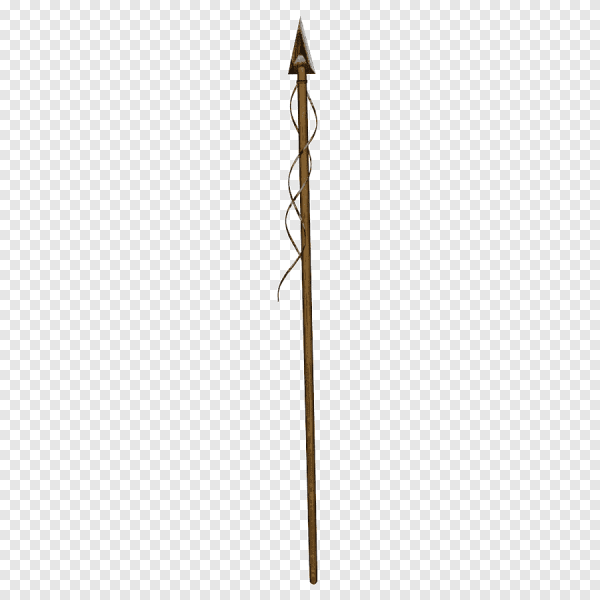 Копье на прозрачном фоне