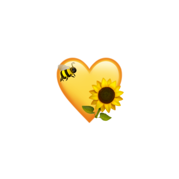 Жёлтое сердце смайлик