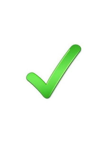 Смайлик зеленая галочка