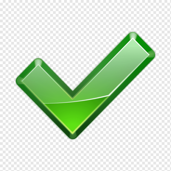 Зеленая галочка