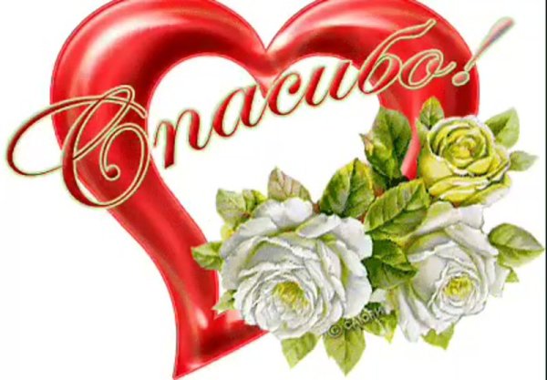 Спасибо сердечко