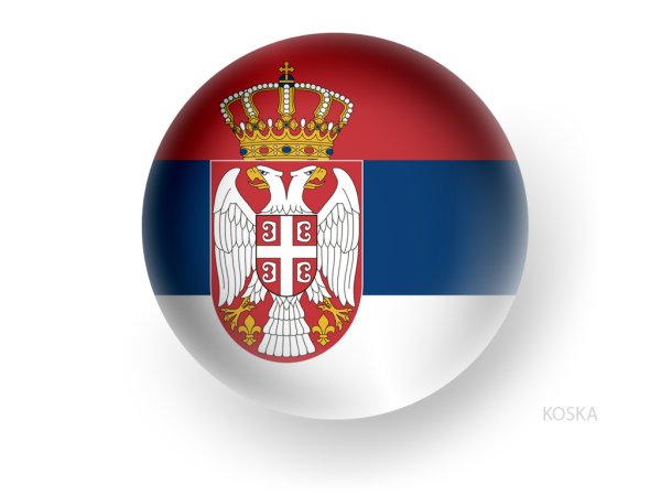 Флаг княжества Сербии