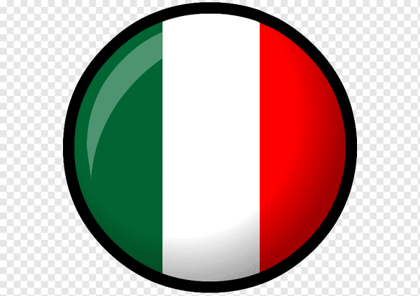 Флаг Италии без фона