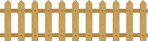 Деревянный забор вектор