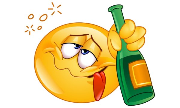 Пьяный смайлик