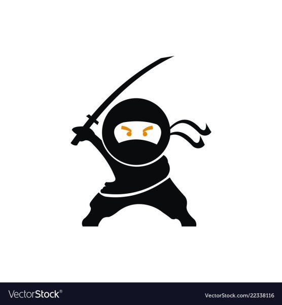 Самурай ниндзя без фона маска