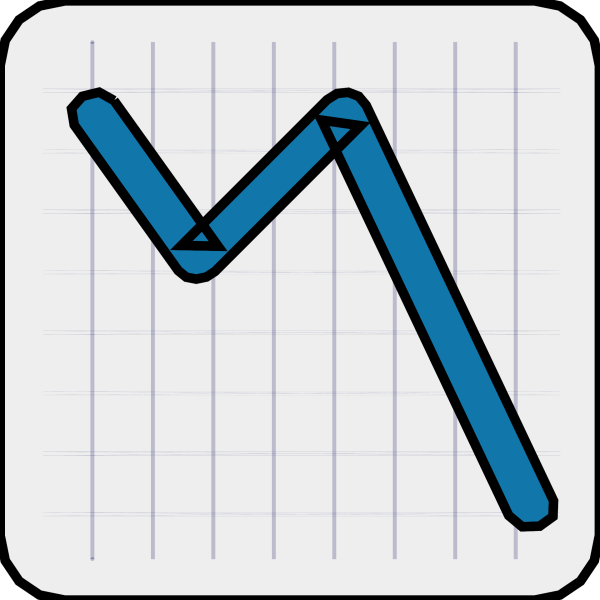 Эмодзи график вверх