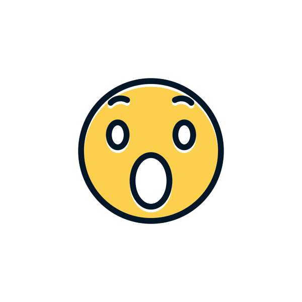 Удивление пиктограммы цветные