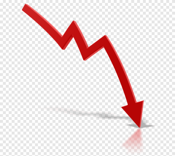 Стрелка снижение