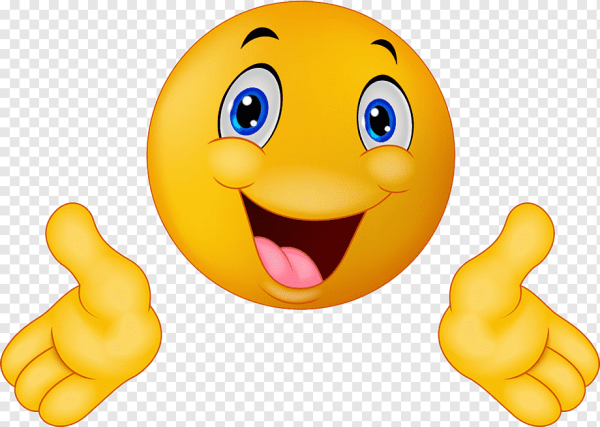 Смайлик с распростертыми руками