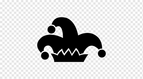 Шапка шута силуэт