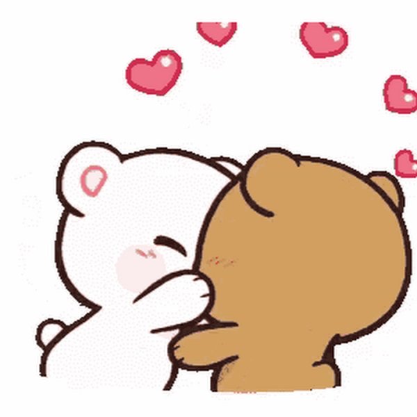 Поцелуй мультяшный