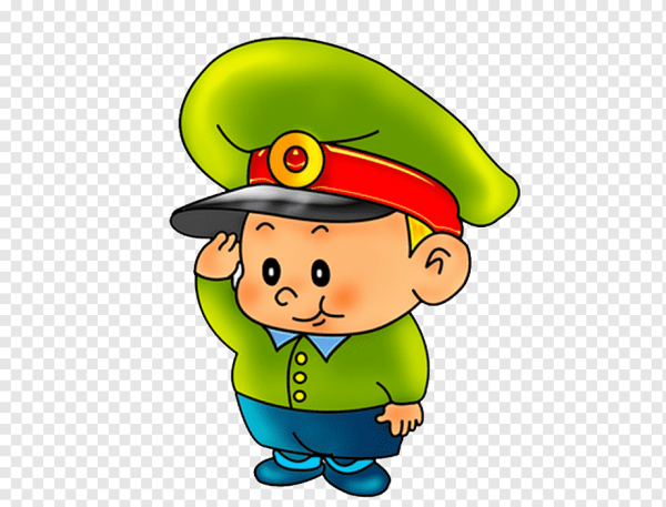 Мультяшный военный