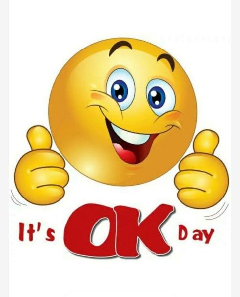 Открытка окей