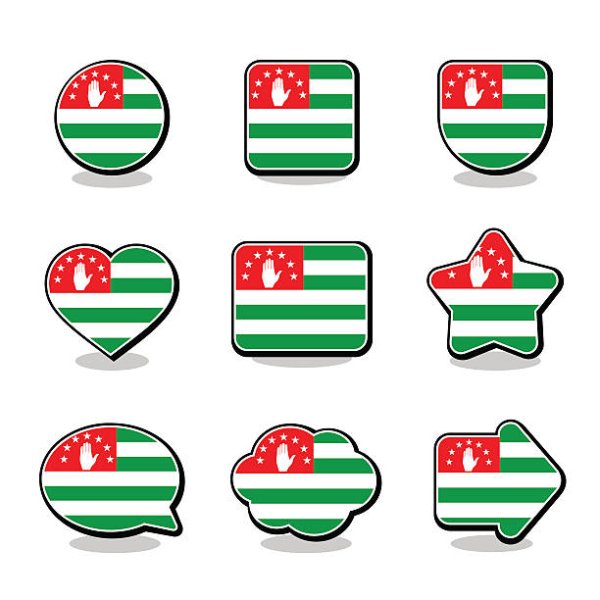 Значок флаг Абхазии