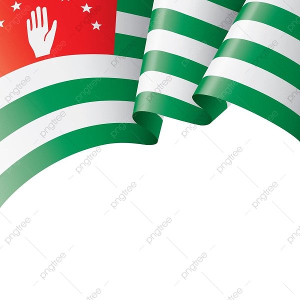 Флаг Абхазии вектор