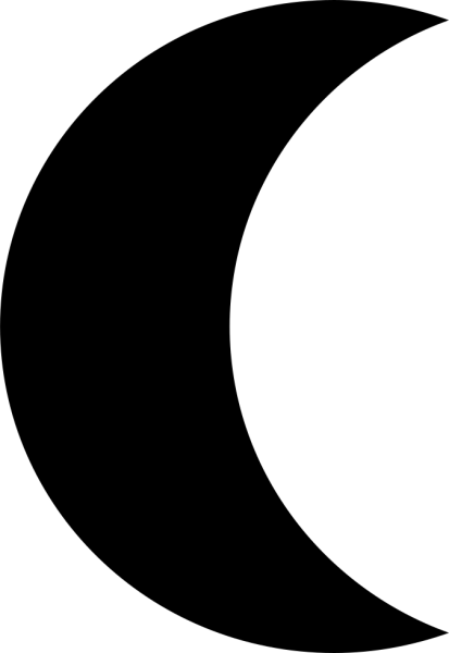 Полумесяц векторный