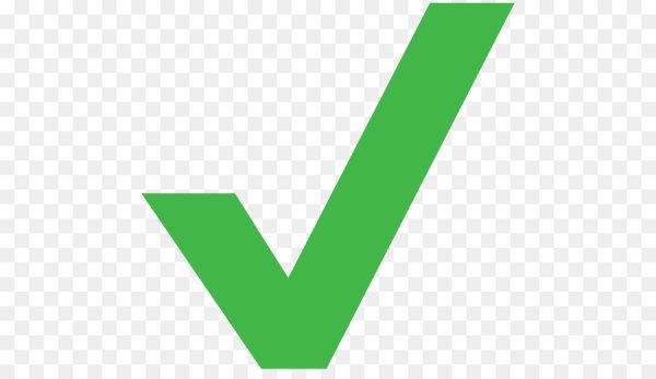 Зеленая галочка эмодуи