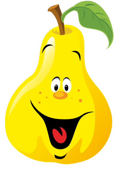 Веселые овощи и фрукты