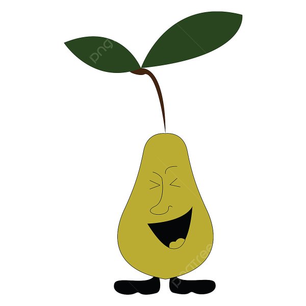 Профессор груша без фона
