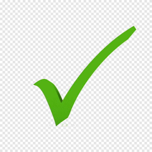 Галочка прозрачная