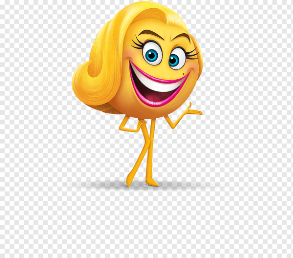 Мультяшка улыбается