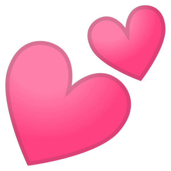 Два сердечка