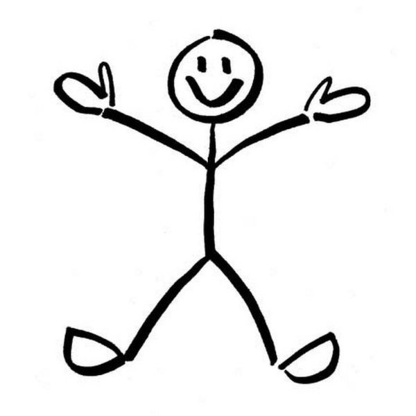 Человек схематично