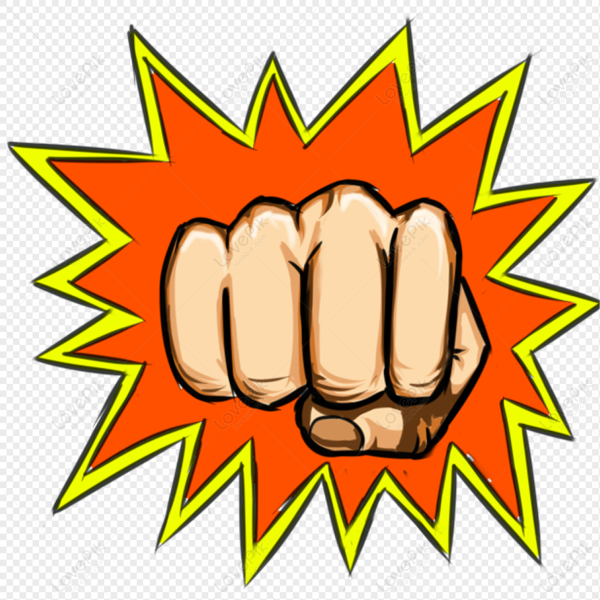 Шуточные рисунки , кулака