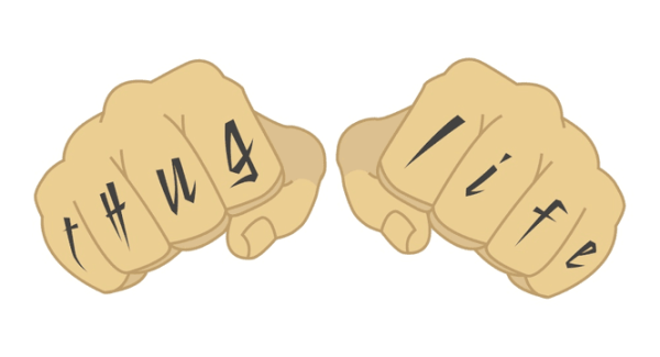 Кулаки бьются иллюстрация