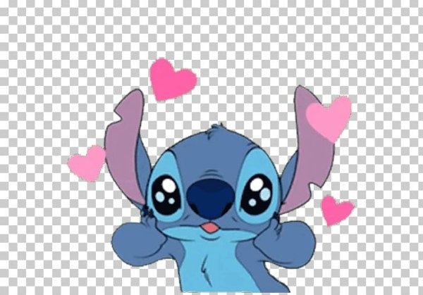 Стич на прозрачном фоне