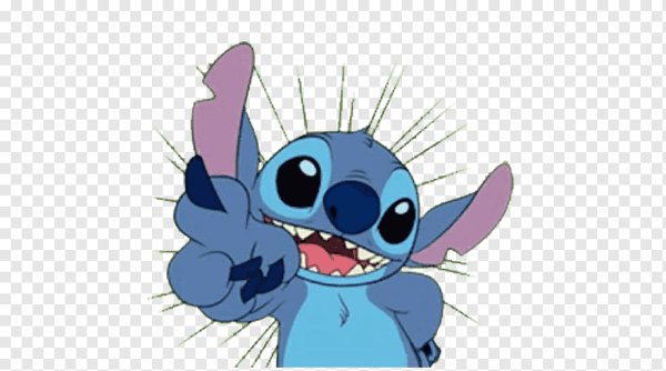 Стич АЛОХА стикер