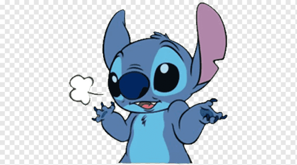 Стич на прозрачном фоне