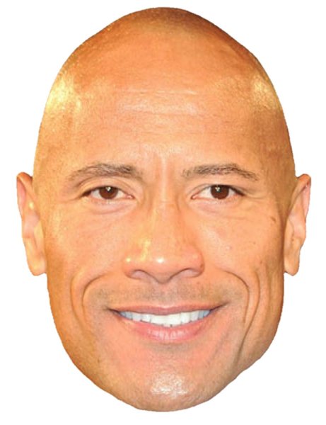 Скала Джонсон лицо