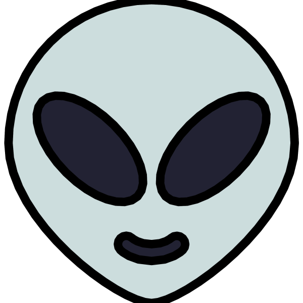 ЭМОДЖИ инопланетян наклейка
