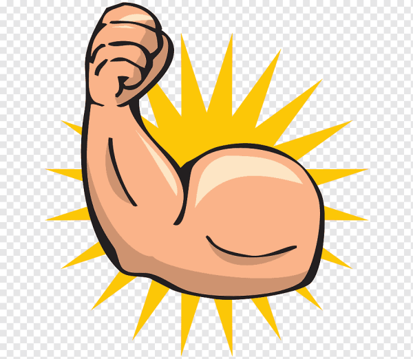 Бицепс мультяшный