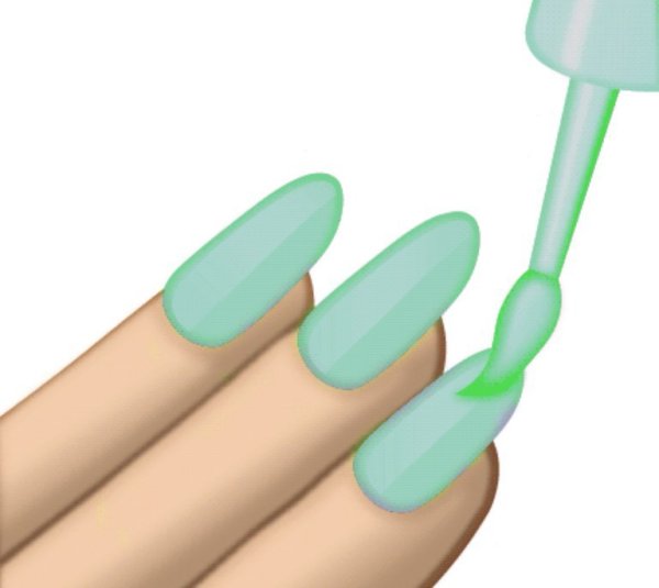 Ногти со смайликами