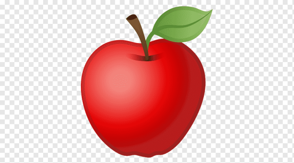Яблоко рисунок без фона