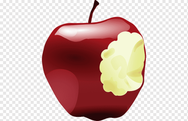 Яблоко с червяком