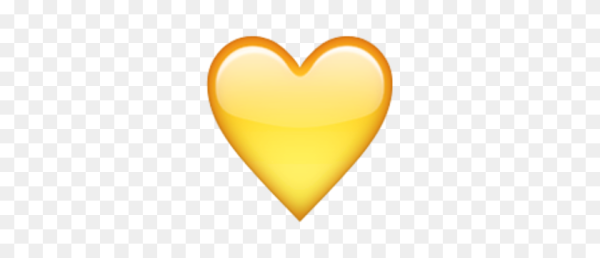 Жёлтое сердце смайлик