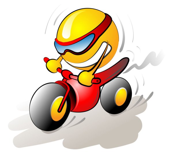 Мотоциклист эмодзи