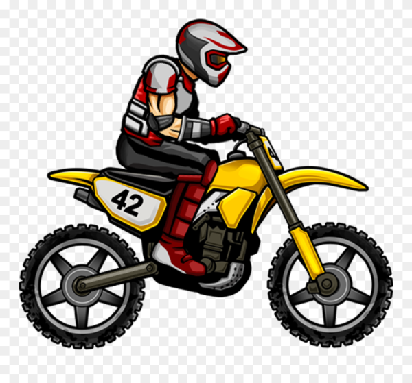 Смайлик на мотоцикле