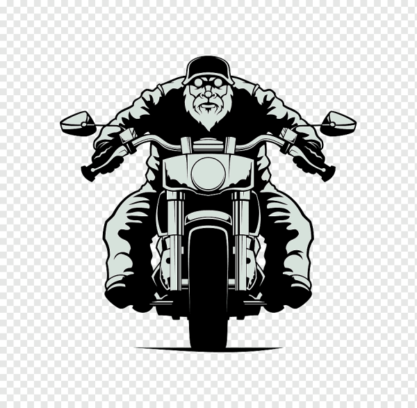 Смайлик мотоциклист