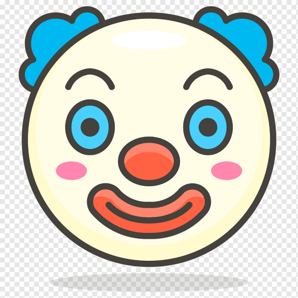 Клоун стикер