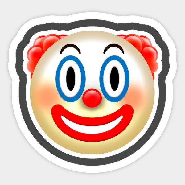 Клоун Emoji