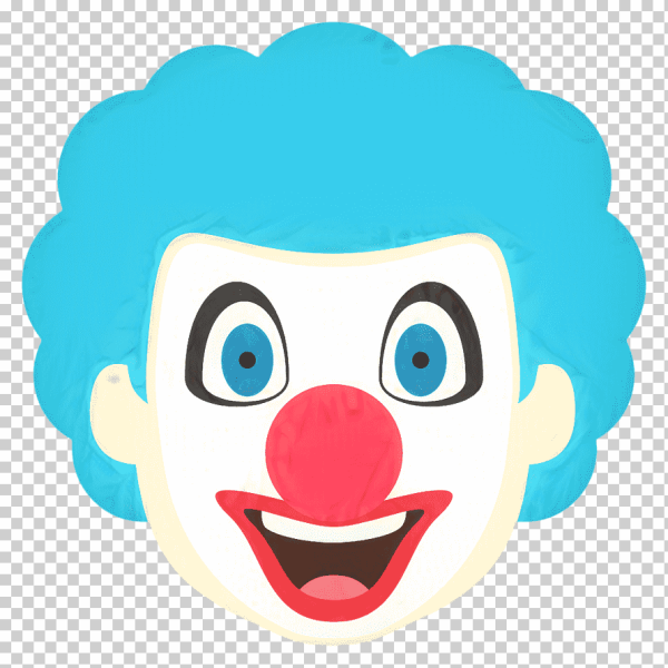 Клоун стикер