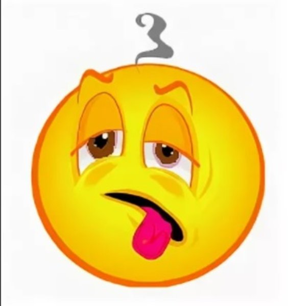 Уставший смайлик