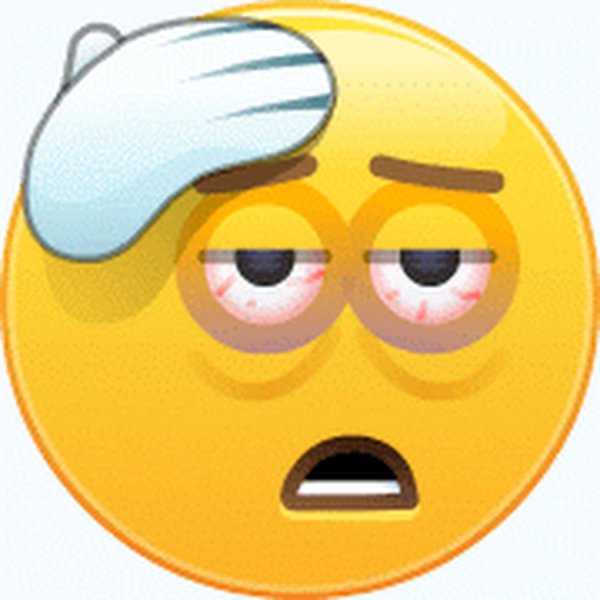 Смайлик с больной головой