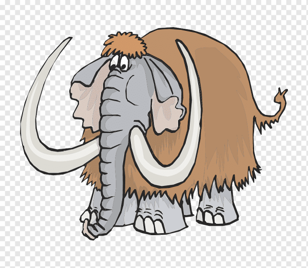 Шерстистый мамонт рисунок