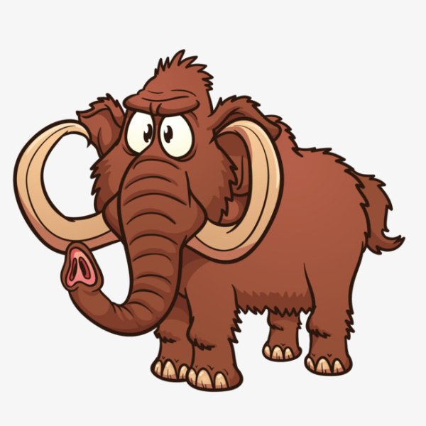 Мамонты мультяшки